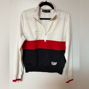 Woman’s Under Armour Colorblock Pullover, half-zip, M, like-new